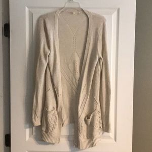 Moth lightweight oatmeal cardigan size medium